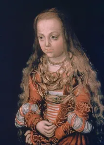 A Princess of Saxony, c1517. Artist: Lucas Cranach the Elder