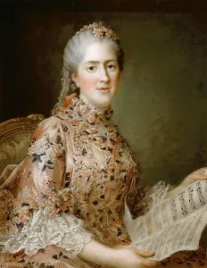 Princess Sophie of France (1734-1782). Artist: Drouais, Francois-Hubert (1727-1775) Princess Sophie of France (1734-1782). Artist: Drouais, Francois-Hubert (1727-1775)