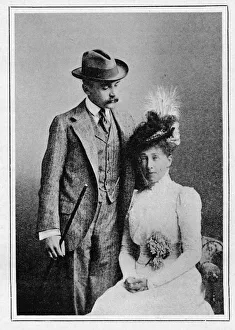 Casual Prints: Princess Stephanie of Austria and Count Lonyay