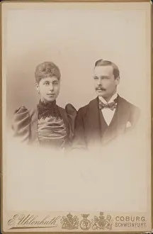 Coburg Prints: Princess Victoria Melita of Saxe-Coburg and Ernest Louis