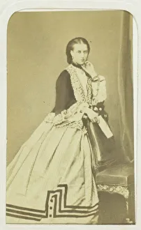 Alexandra Princess Of Denmark Collection: Princess of Wales, 1860-69. Creator: F. Deron