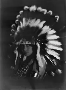 War Bonnet Prints: Princess White Deer, or Princess Deer Foot