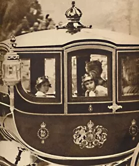 Elizabeth Ii Alexandra Mary Gallery: The Princesses Go By, May 12 1937