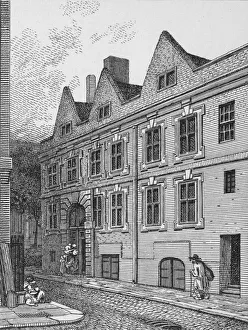 Leathersellers Company Prints: Principal entrance to Leathersellers Hall, City of London, 1801 (1911)