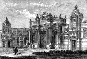 East Meets West Prints: Principal entrance to the Sultan's new palace at Constantinople…