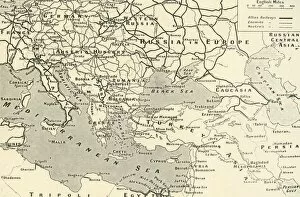 Asia Minor Gallery: The Principal Railways of Europe and Asia Minor, 1916. Creator: Unknown