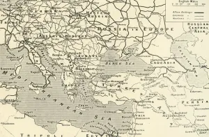 John Hammerton Prints: The Principal Railways of Europe and Asia Minor, 1916. Creator: Unknown