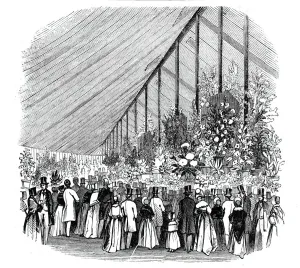 Principal Tent, Royal Botanic Society's Fete, 1844. Creator: Unknown Principal Tent, Royal Botanic Society's Fete, 1844. Creator: Unknown