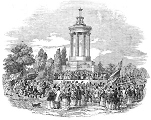 Bard Of Ayrshire Gallery: Principal view of the Monument, 1844. Creator: Unknown