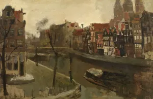 Breitner Prints: Prinsengracht in Amsterdam. Creator: Breitner, George Hendrik (1857-1923)