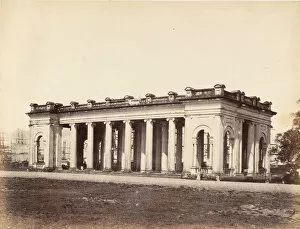 Calcutta Collection: Prinseps Ghat, Calcutta, 1850s. Creator: Captain R. B. Hill