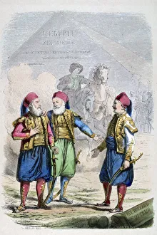Jean Adolphe Prints: A print from 19th Century Egypt, 1847. Artist: Jean Adolphe Beauce