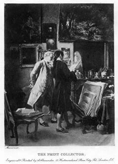 Meissonier Gallery: The Print Collector, 1908-1909.Artist: A Alexander