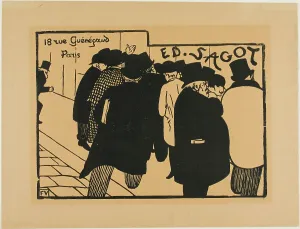 Noticeboard Prints: Print Fanciers, 1892. Creator: Félix Vallotton