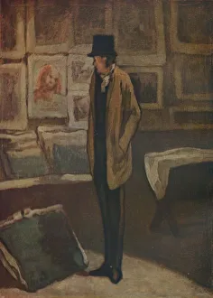 Bt Batsford Ltd Prints: The Print-Lover, 1857-1860, (1937). Creator: Honore Daumier