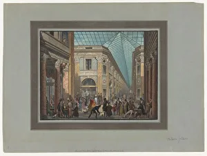 Vanishing Point Prints: The print shop of Luigi Valeriano Pozzi in the Galleria Vittorio Emanuele in Milan