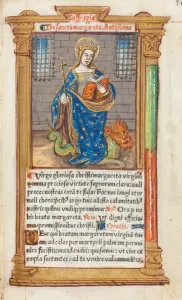 112 Printed Folios On Parchment Prints: Printed Book of Hours (Use of Rome): fol