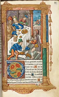 Printed Book of Hours (Use of Rome): fol. 73r, Lazarus, 1510. Creator: Guillaume Le Rouge (French