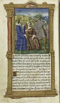 112 Printed Folios On Parchment Prints: Printed Book of Hours (Use of Rome): fol