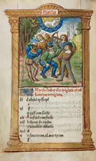 Printed Book of Hours (Use of Rome): fol. 4v, March calendar illustration, 1510. Creator