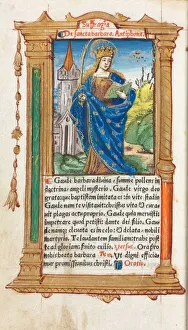 112 Printed Folios On Parchment Prints: Printed Book of Hours (Use of Rome): fol