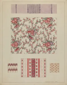 Iams J Howard Prints: Printed Cotton, 1938. Creator: J. Howard Iams