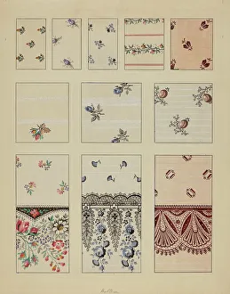 Printed Cotton, c. 1936. Creator: Millia Davenport