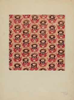 Julie C Brush Prints: Printed Cotton, c. 1937. Creator: Julie C Brush