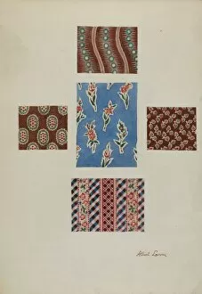 Dressmaking Gallery: Printed Cotton, c. 1938. Creator: Albert J. Levone