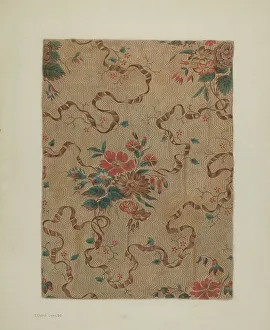Capaldo Ernest Prints: Printed Cotton, c. 1940. Creator: Ernest Capaldo
