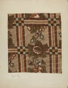 Suzanne Roy Prints: Printed Cotton, c. 1940. Creator: Suzanne Roy