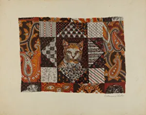 Printed Cotton Prints: Printed Cotton, c. 1941. Creator: Catherine Fowler
