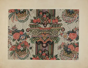 Printed Cotton, c. 1941. Creator: Catherine Fowler