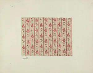 Winter Charlotte Prints: Printed Cotton, c. 1941. Creator: Charlotte Winter