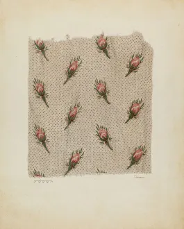 Joseph Lubrano Prints: Printed Cotton, c. 1941. Creator: Joseph Lubrano