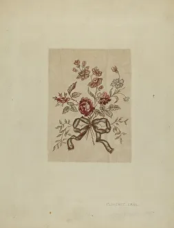 Linen Prints: Printed Linen, c. 1937. Creator: Millia Davenport