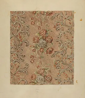 Printed Textile, c. 1936. Creator: George Loughridge