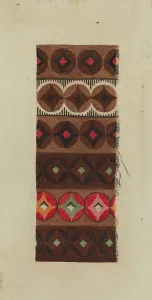 Printed Prints: Printed Textile, c. 1938. Creator: Eleanor Rogers