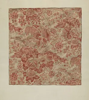 Sylvia Dezon Prints: Printed Textile, c. 1939. Creator: Sylvia DeZon