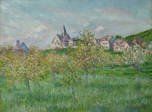 Blooming Prints: Printemps a Giverny, effet d'apres-midi (Spring in Giverny, afternoon effect), 1885