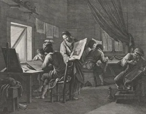Reproduction Prints: The Printmaking Workshop, 1750-1800. 1750-1800. Creator: Pellegrino dal Colle