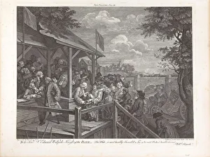 William 1697 1764 Prints: Four Prints of an Election: The Polling