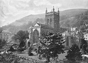 Sir George Gilbert Scott Prints: Priory Church, Great Malvern, c1896. Artist: Harvey Barton