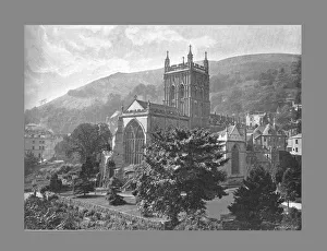 Harvey Prints: Priory Church, Great Malvern, c1900. Artist: Harvey Barton