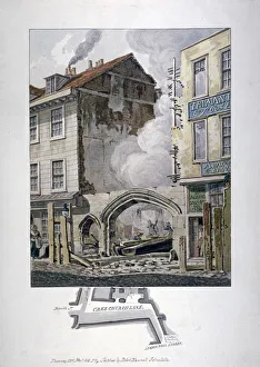 Robert Blemmell Prints: Priory of Holy Trinity or Christchurch, Creechurch Lane, City of London, 1815. Artist
