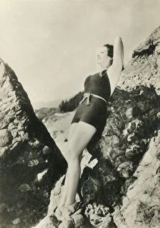 Swimming Costume Gallery: Priscilla Lawson, 1938. Creator: Unknown