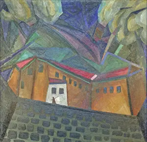 Prisoners Prints: Prison, 1916. Creator: Bogomazov, Alexander Konstantinovich (1880-1930)