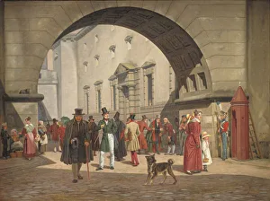 Martin Rorbye Prints: The Prison of Copenhagen, 1831. Creator: Martinus Rorbye