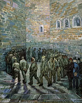Convict Collection: The Prison Courtyard, 1890. Artist: Vincent van Gogh