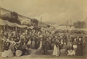 Artificial Gallery: Prison des Chantiers, le 15 aout 1871, Versailles, 1870-71